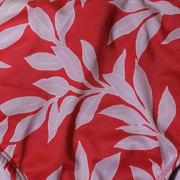 NWT All in Motion Red Lilac Floral Bikini Swim Bottoms Size 24W-26W - Picture 4 of 8